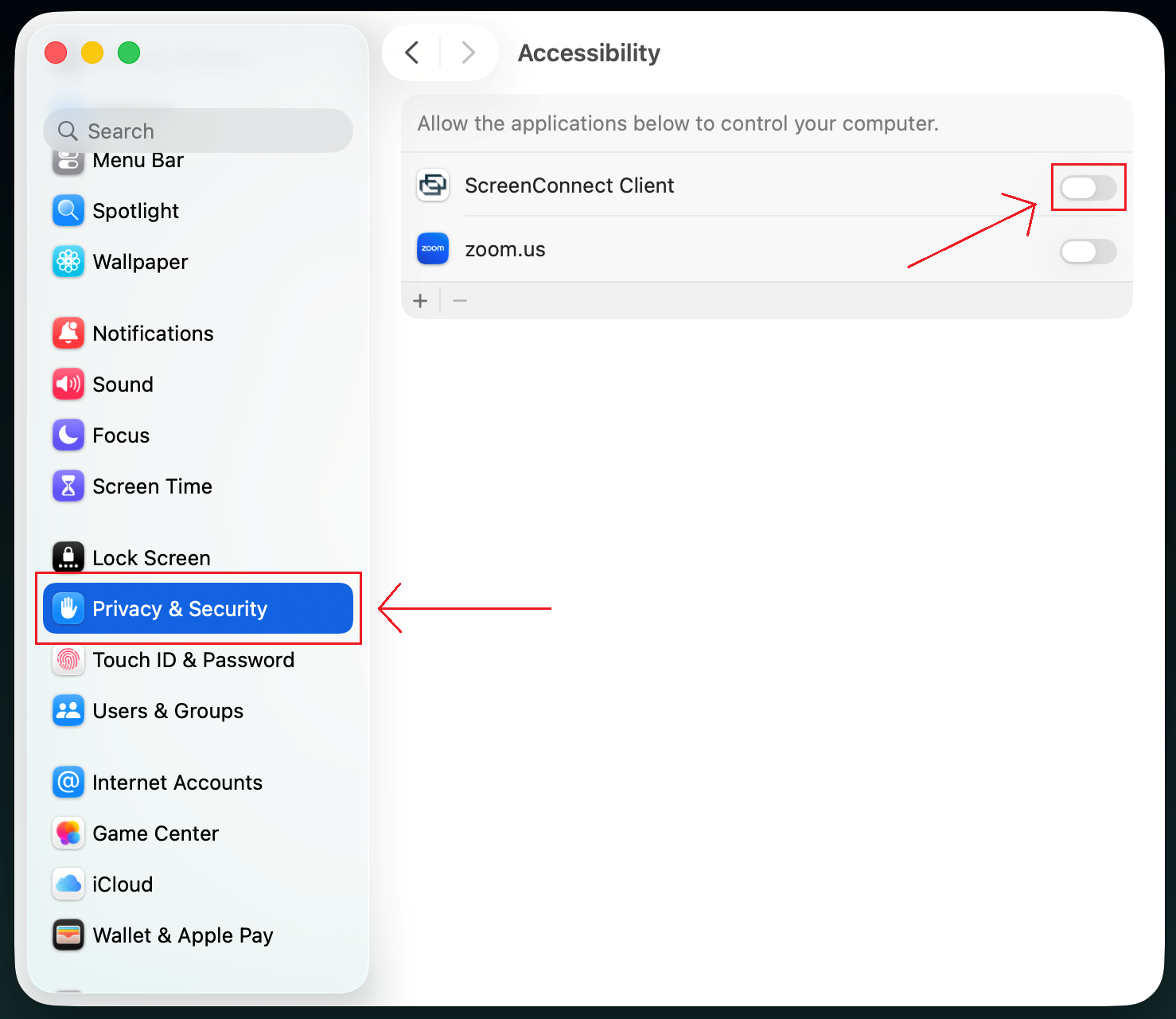 macOS ScreenConnect Client Accessibility_Tahoe.png